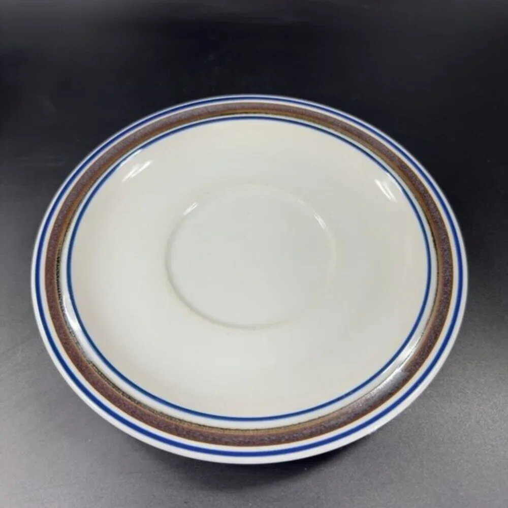 Vintage Salem Pottery Stoneware Sauce Dish With‎ Under plate Gravy Boat Set VTG